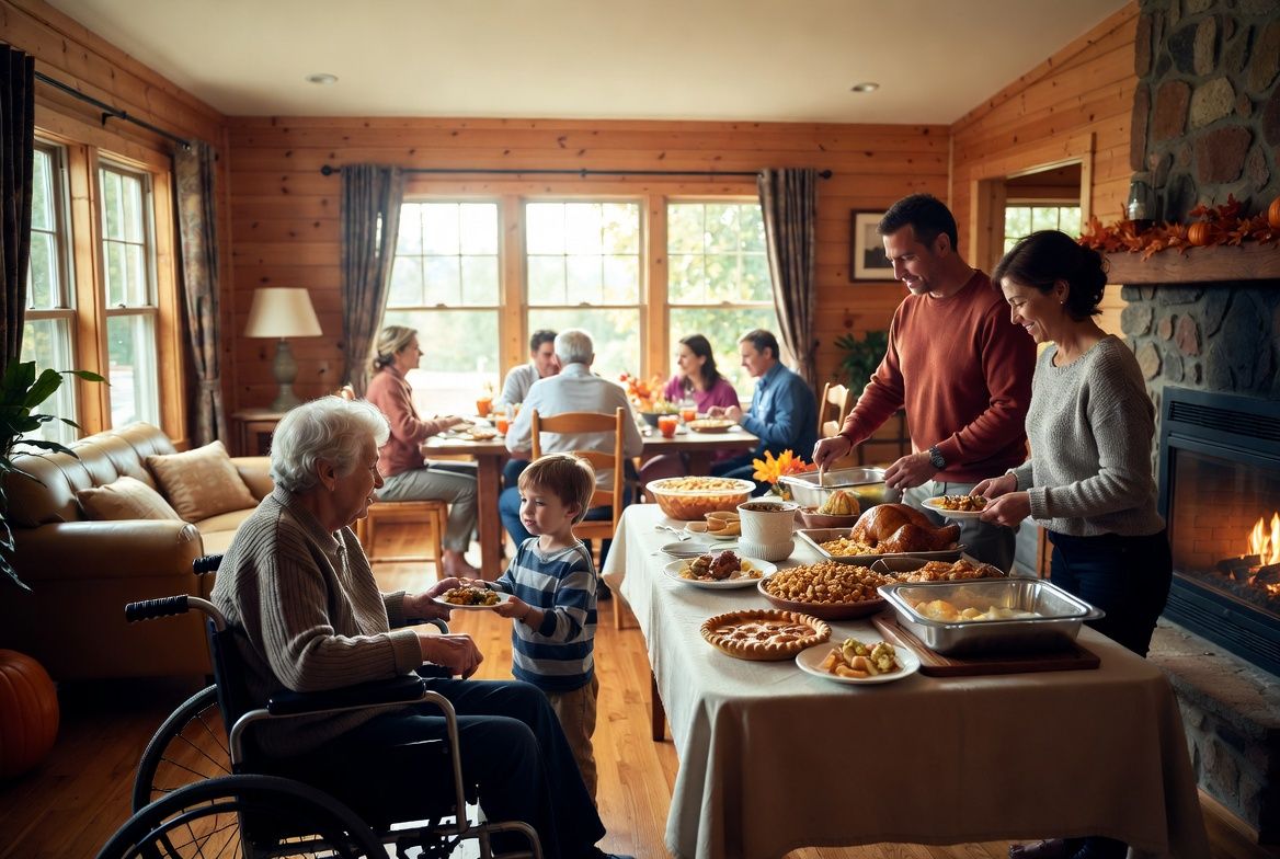 Family holiday gathering